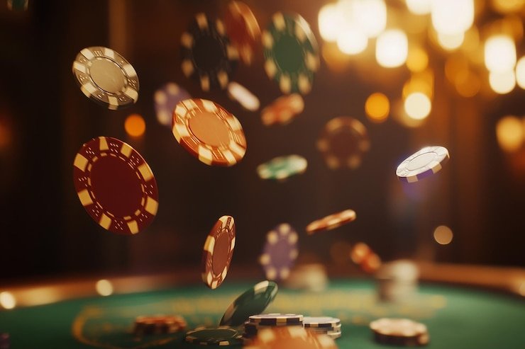 Dealer langsung bermain baccarat di studio investoto